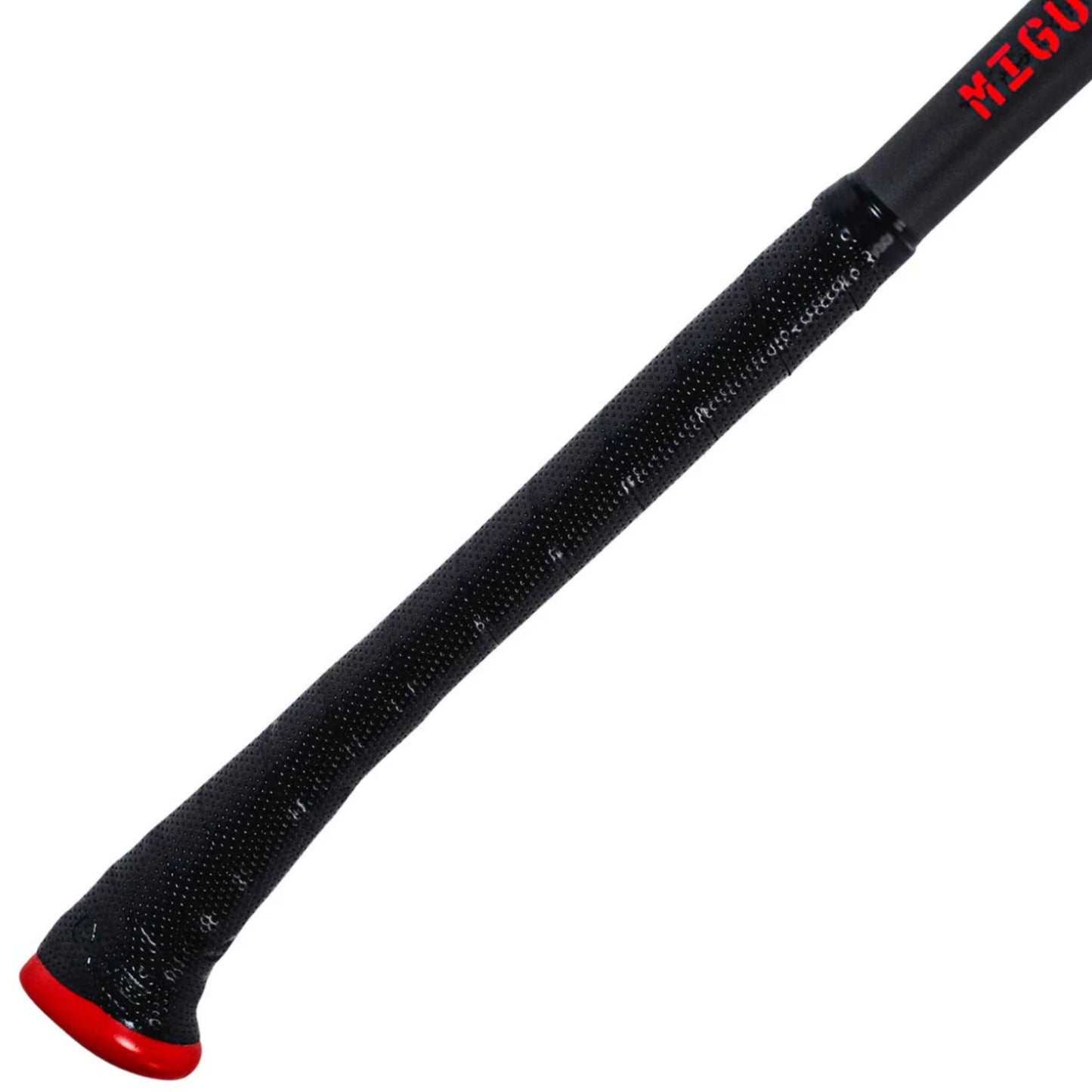 A photo of the Axe Fury Bravo Zane Migues 13'' Endloaded USSSA Slo-pitch Bat in colour black and red.