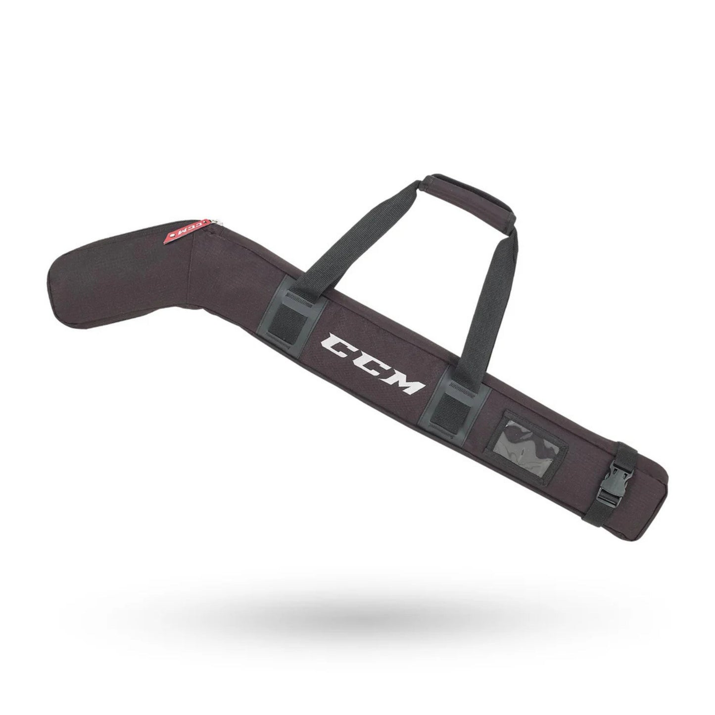 I have a photo of a black CCM Mini Stick Bag with white CCM logo.