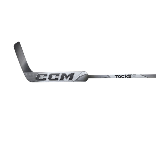 A photo of the CCM Tacks 70 P4 Senior Goalie Stick in colour white and black.
