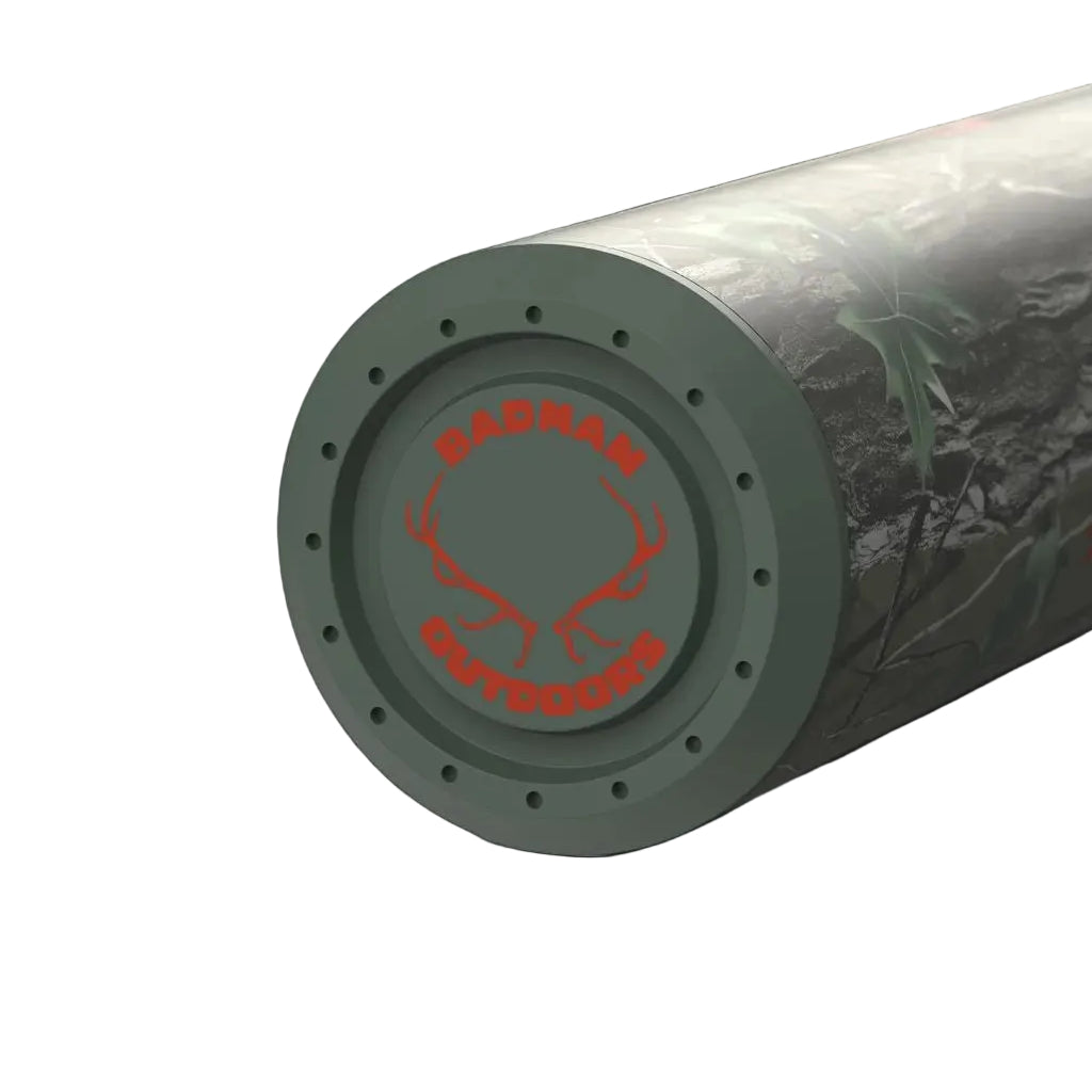 A photo of the Combat Outdoor Bradley Jones CR-1 2-Piece USSSA Slo-pitch Bat in colour grey and red.