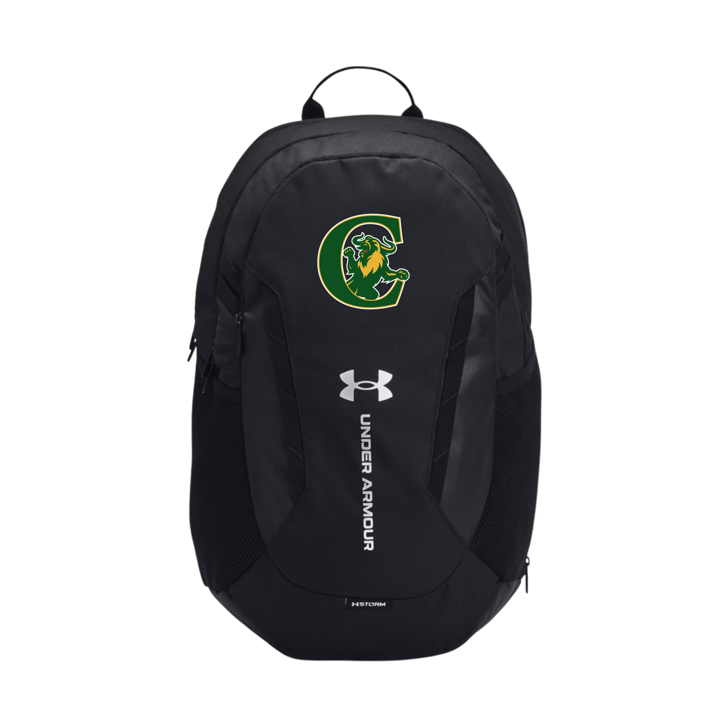 A photo of the confederation charger under armour bag in colour black.