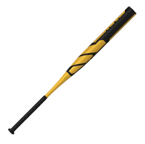 A photo of the Easton Tantrum Gold 12.75" Loaded Slo-Pitch Bat in colour yellow and black.