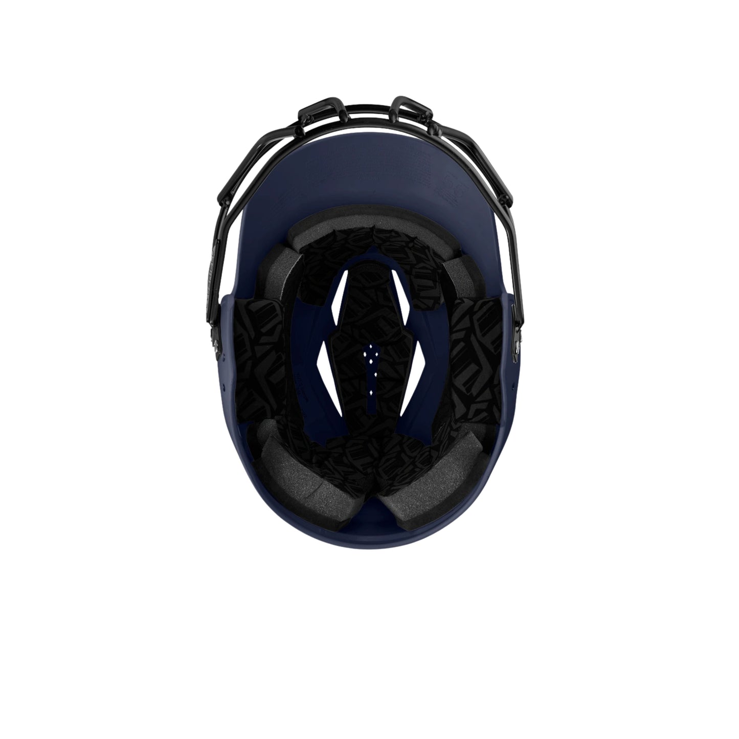 A photo of the EvoShield XVT 2.0 Matte Batting Helmet w/ Facemask in colour navy.