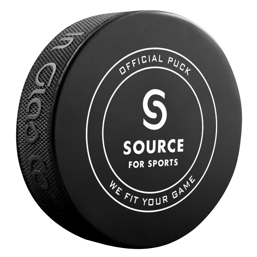 A photo of the 1-colour Slovakian black puck.