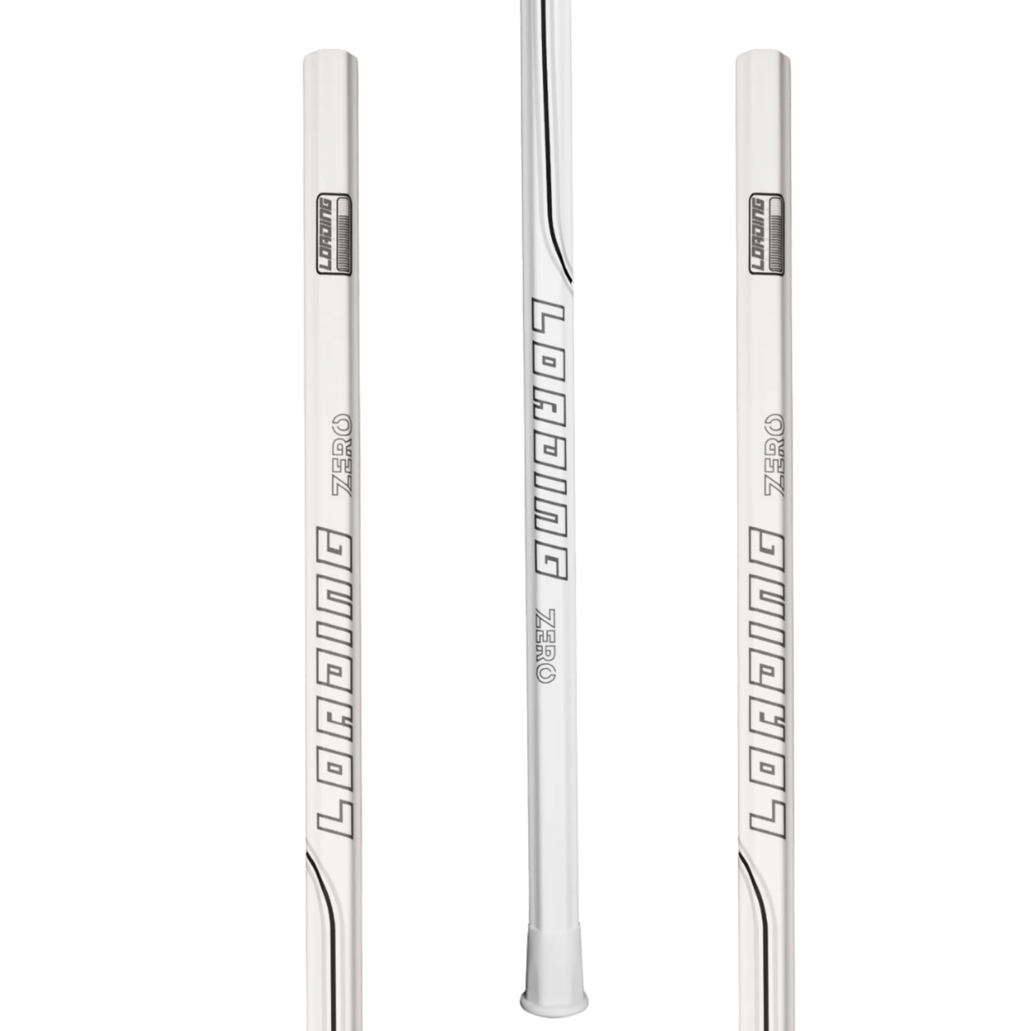 A photo of the Loading Lacrosse Carbon Zero 165G Lacrosse Shaft in colour white and grey.