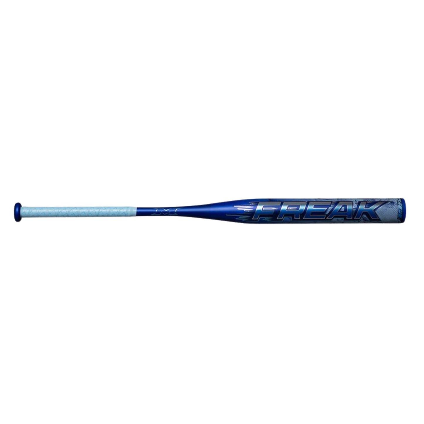 A photo of the Miken Freak Ice 1-PC Maxload 12.75" USSSA Slo-pitch Bat (2026) in colour blue.