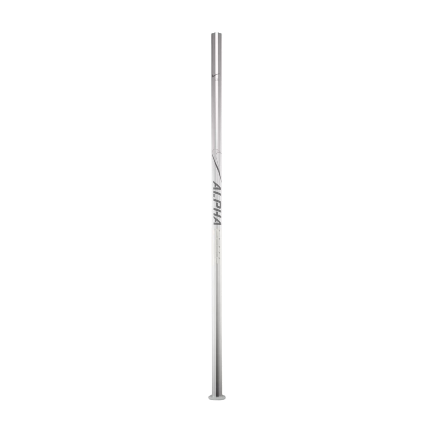 A photo of the Nike Alpha Elite A/M Men's Sc-Ti Lacrosse Handle in colour platinum