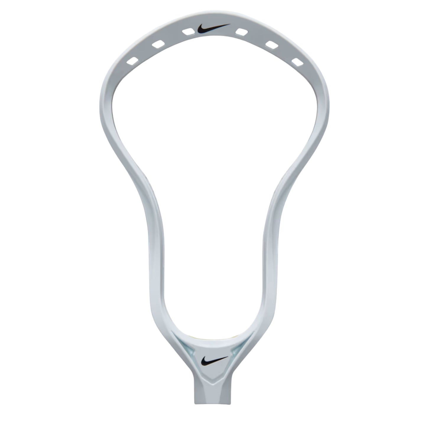 A photo of the Nike L4 Unstrung Lacrosse Head in colour white.