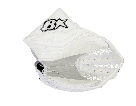 A photo of the Brian's Iconik X Junior Goalie Catcher in all white