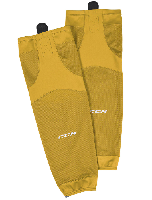 A photo of the CCM Quicklite SX6000 Senior Practice Socks in colour Sunflower yellow