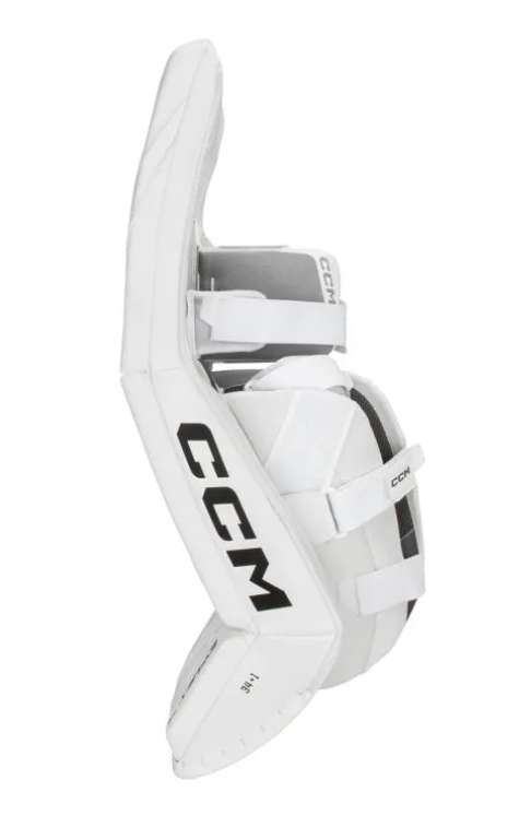 A photo of the CCM EFLEX E7.9 Goalie Pads in colour white.