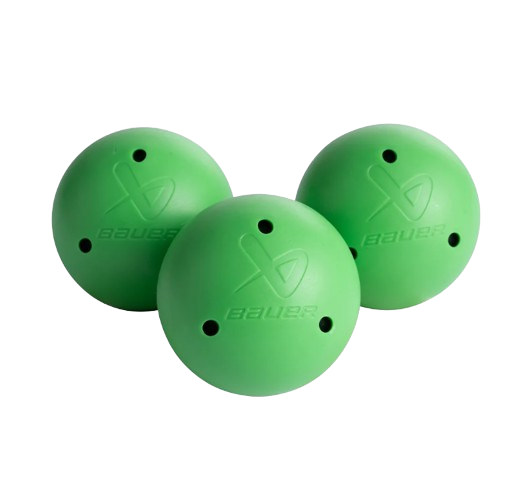 A photo of the Bauer Stick Handling Ball in colour green