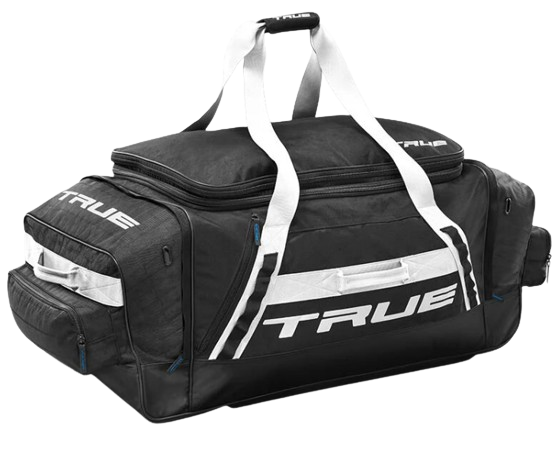 A photo of the True Hockey Elite Carry Equipment Bag in colour black and white.