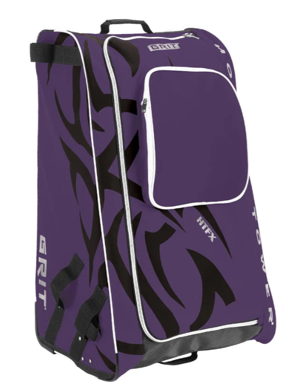 A photo of the Grit HYFX Hockey Tower Bag - 36" in colour purple.