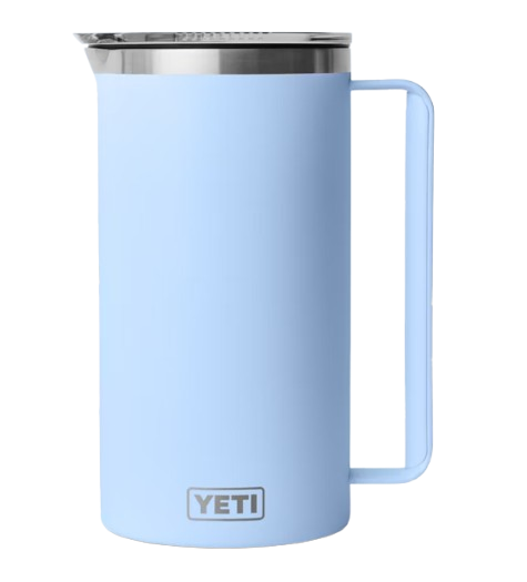 A photo of the Yeti 64oz Pitcher in colour sky blue.