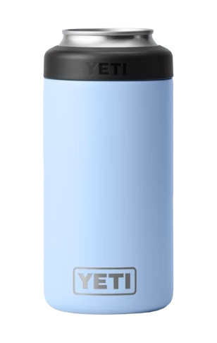 A photo of the Yeti Rambler 473 ml (16 oz.) Colster Tall Can Insulator in colour sky blue.