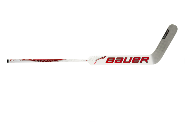 Bauer Flypro Goalie Stick (2025) in colours white and red.