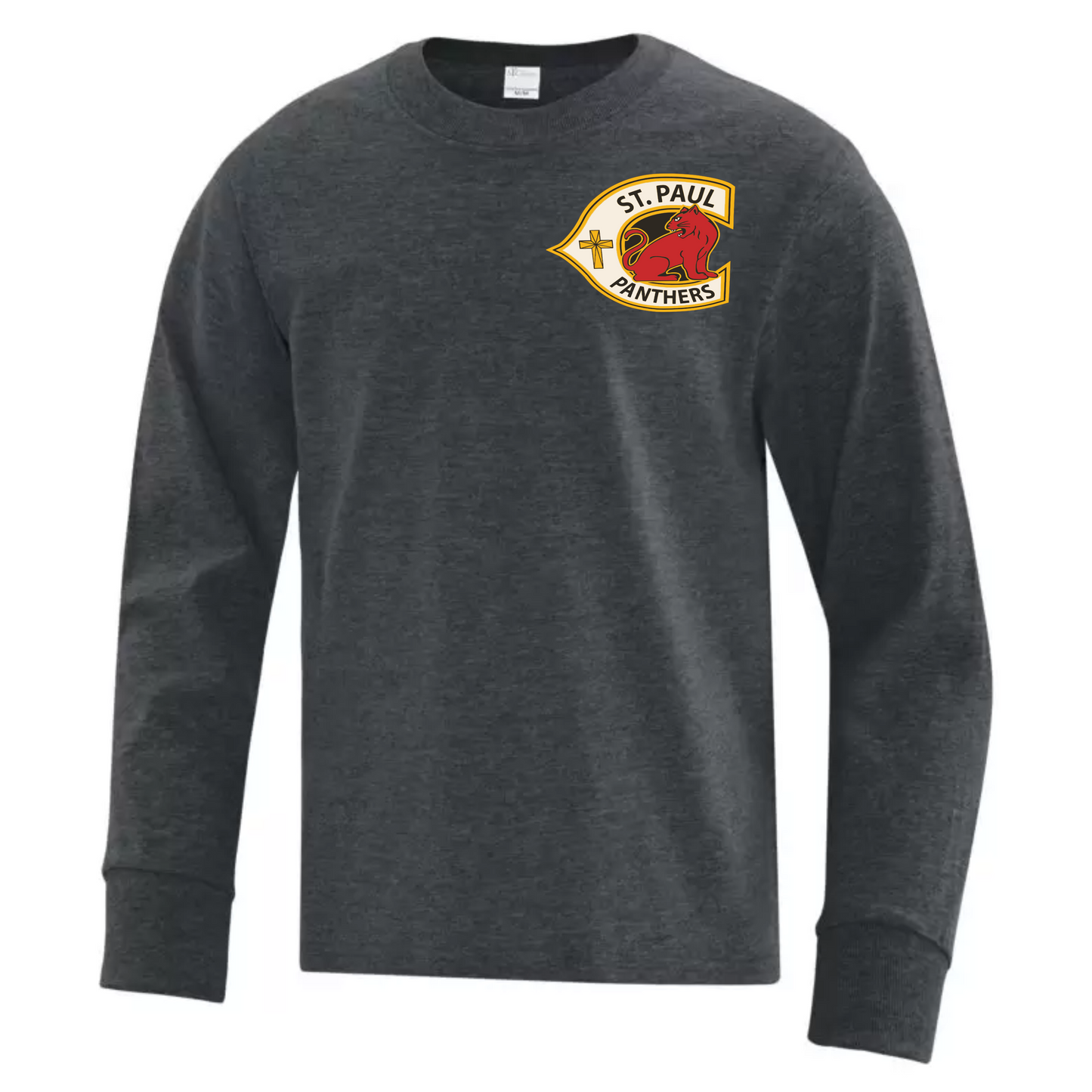 A photo of the St. Paul Catholic Elementary School Panthers in colour dark grey.