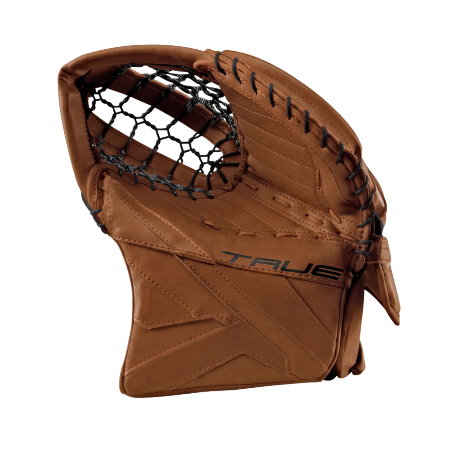 A photo of the True Hockey Catalyst 7X6 Goalie Catcher in colour tan