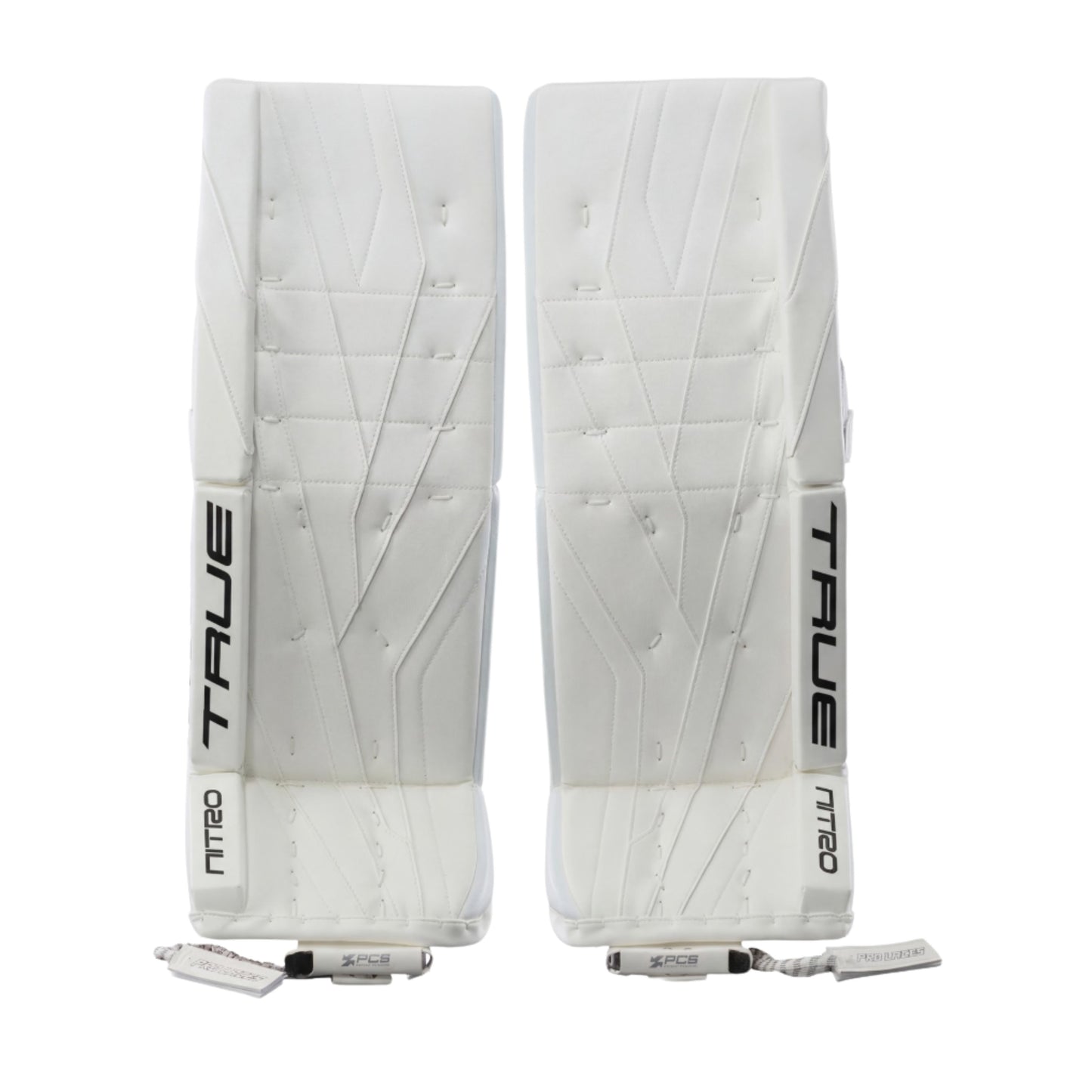 A photo of the True Hockey Catalyst Nitro Senior Goalie Pad in colour white