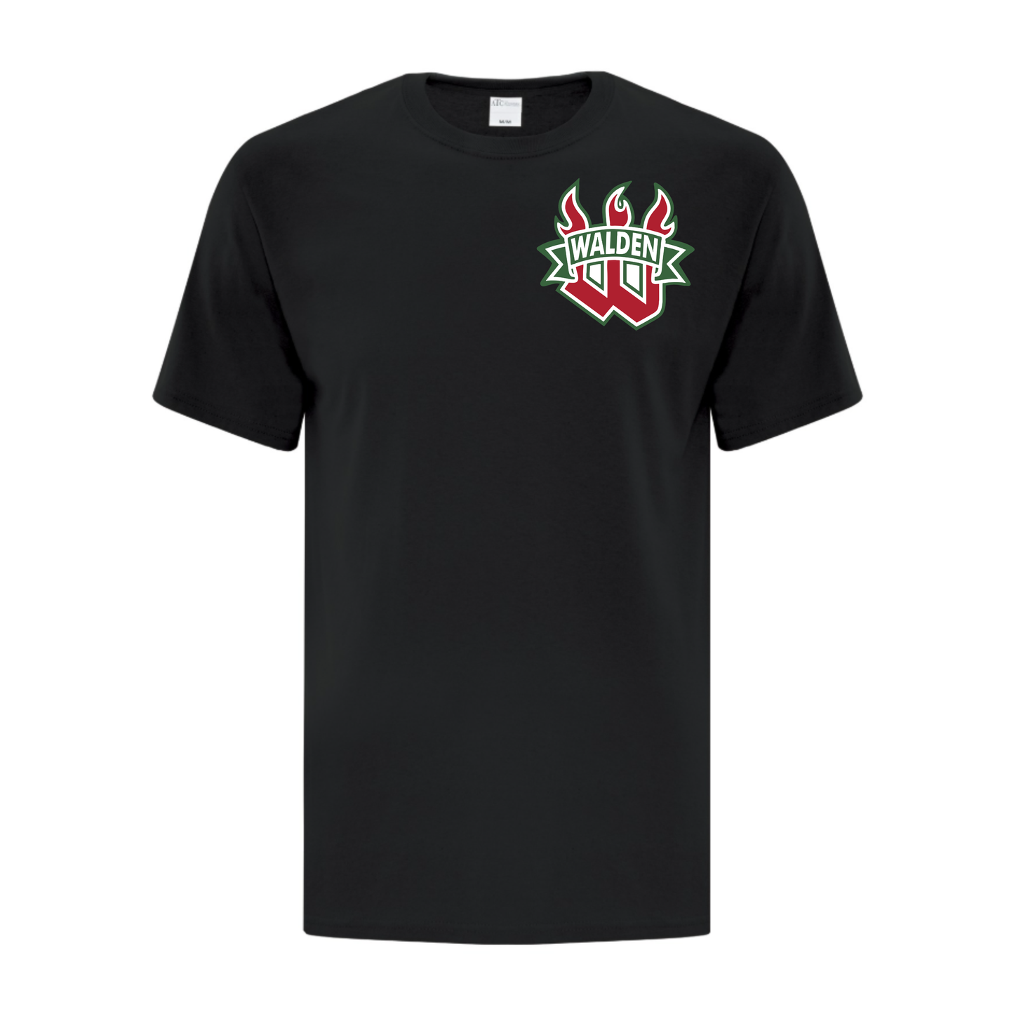 A photo of the Walden Minor Hockey Association - T-Shirt in colour black.