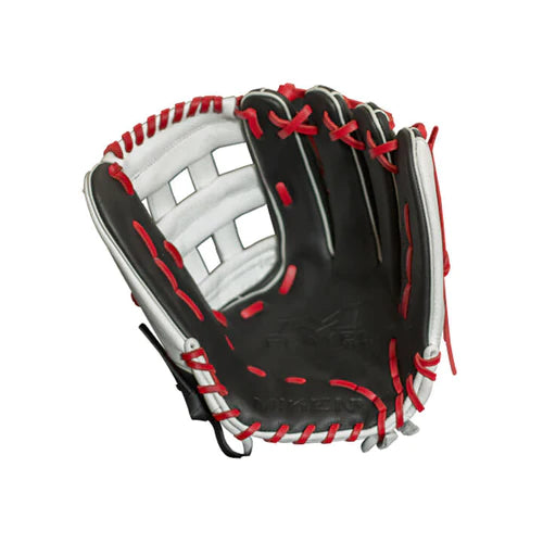 A photo of the Miken Player Series 14 inch slow pitch slo-pitch glove palm view