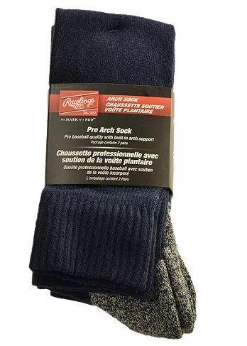 Rawlings Pro Arch 2-Pack Baseball Socks