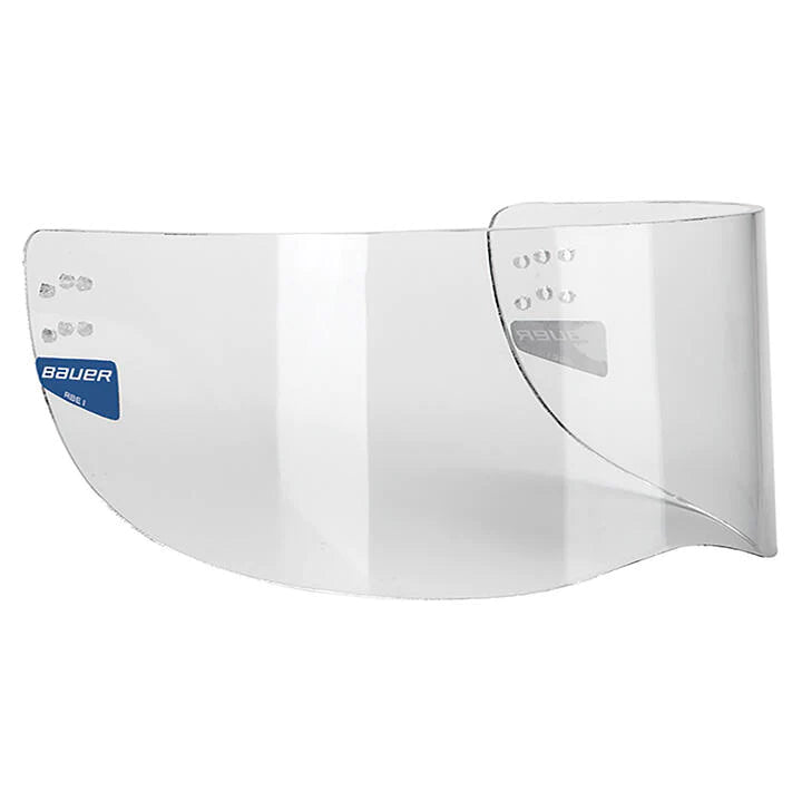 A photo of the clear view Bauer RBE Visor