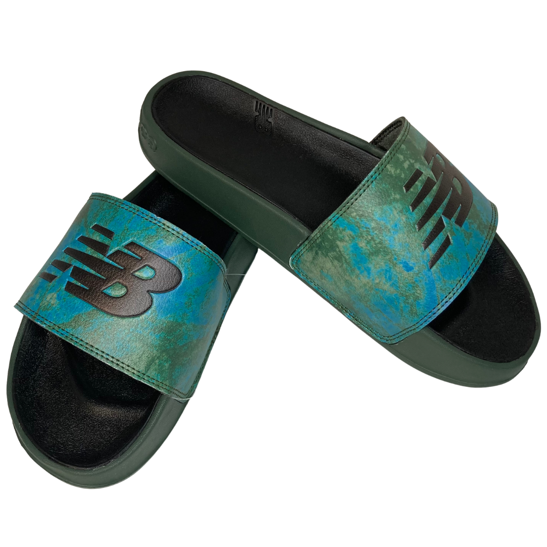 New Balance 200 Sandal Slide Black Blue Green – Skater's Edge