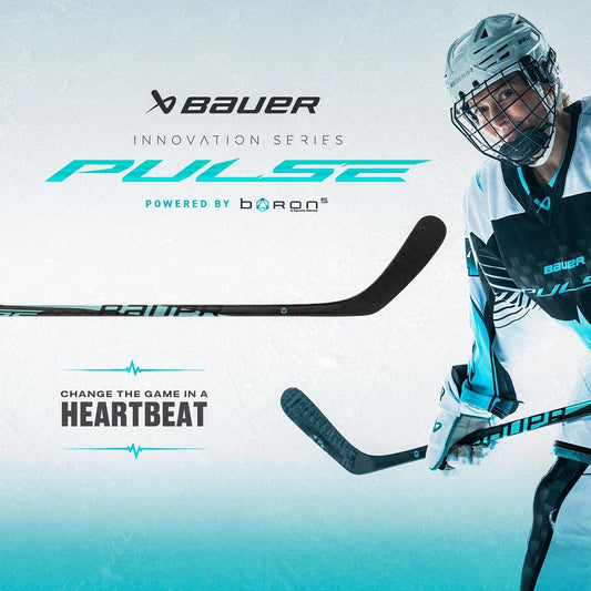 A photo of the Bauer Pulse promo in blue white and black