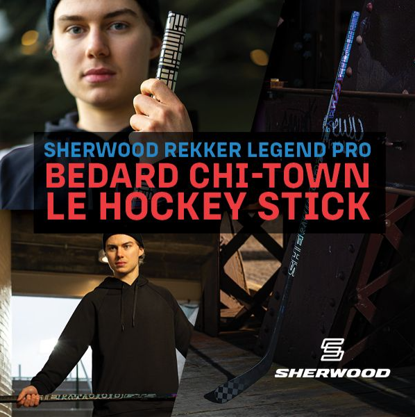 Product Showcase: The 2025 Sherwood Rekker Legend Pro Bedard Chi-Town Hockey Stick