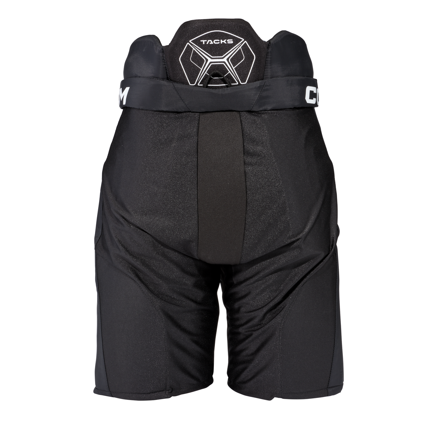 CCM Tacks Vector Hockey Pants in colour black, rear view.