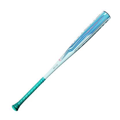 A photo of the 2027 Louisville Slugger Atlas™ 2.0 (-3) BBCOR Baseball Bat in colour blue and teal.