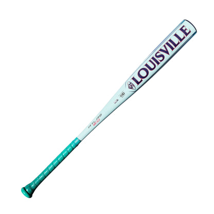 A photo of the 2027 Louisville Slugger Atlas™ 2.0 (-3) BBCOR Baseball Bat in colour blue and teal.