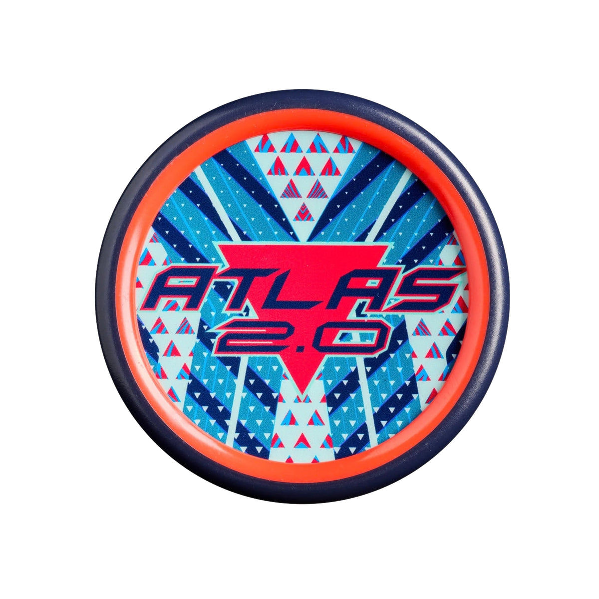 A photo of the 2027 Louisville Slugger Atlas™ 2.0 (-3) BBCOR Baseball Bat in colour blue and teal.