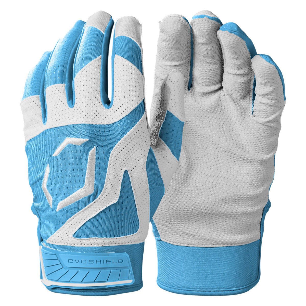 A photo of the Evoshield SRZ-1™ Adult Batting Gloves in colour blue and white.