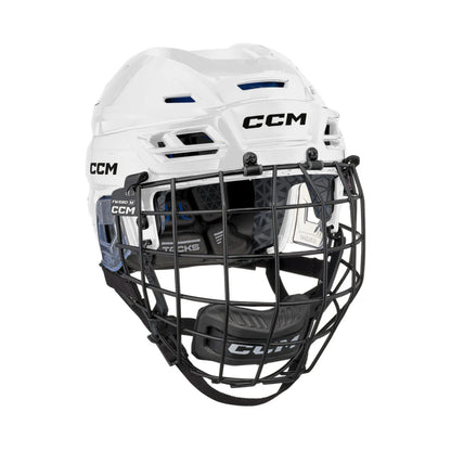 A photo of the CCM Tacks 310 Hockey Helmet in colour white.