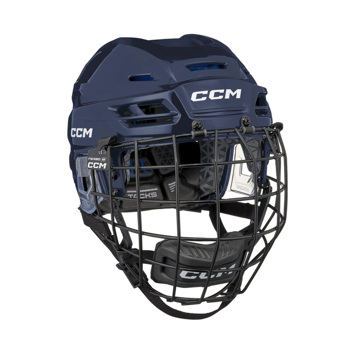 A photo of the CCM Tacks 310 Hockey Helmet in colour navy.