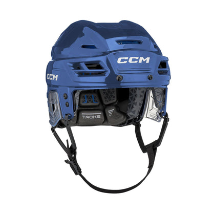 A photo of the CCM Tacks 310 Hockey Helmet in royal blue.