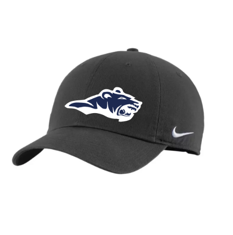 A photo of the St. Benedict Nike Hat in colour grey.