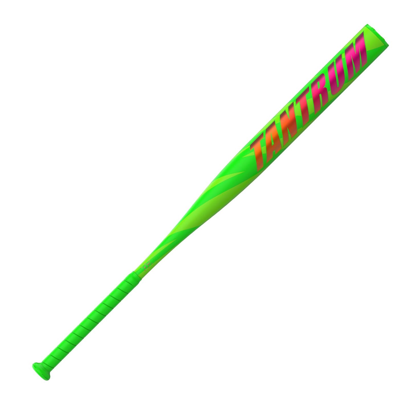 A photo of the Easton Tantrum Balanced 12.75" 1-Piece Slo-Pitch Softball Bat (2026) in colour green with red text.