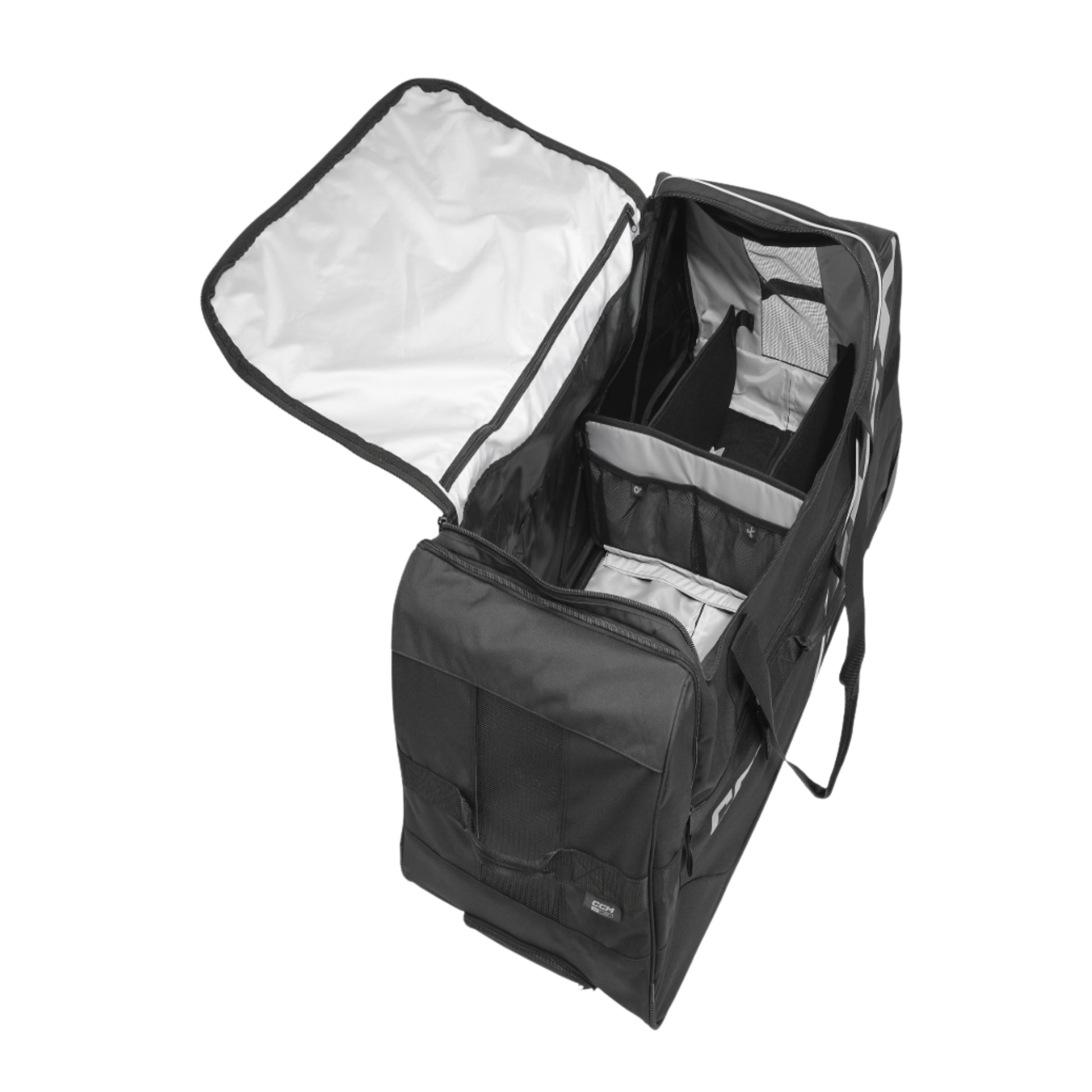 A photo of the CCM 570 Player Wheeled Bag 37" in colour black.