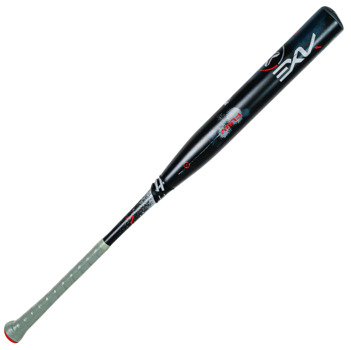 A photo of the Axe Fury Flared Handle USSSA 12" Endloaded Slo-pitch Bat in colour black