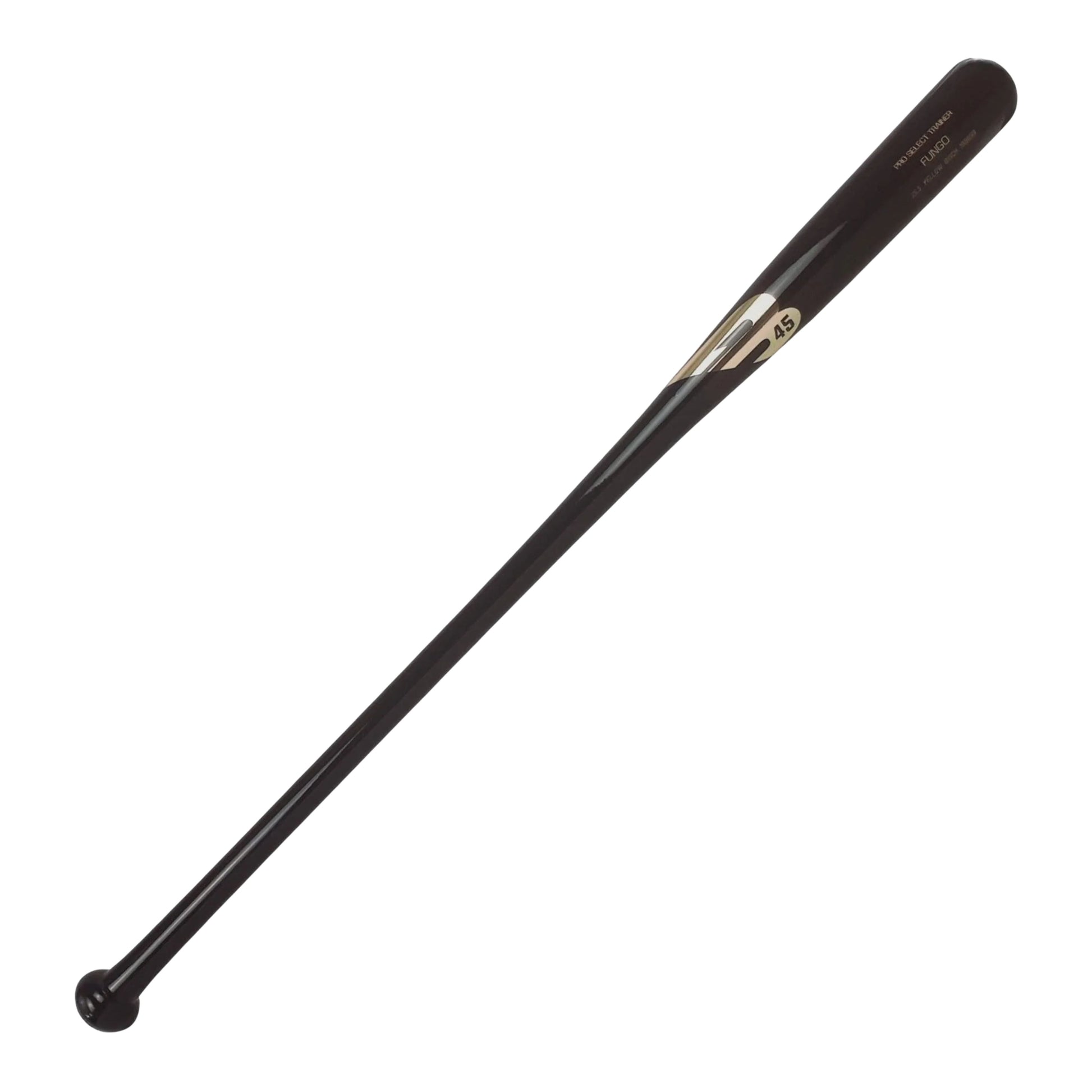 A photo of the B45 Fungo Training Bat in colour black.