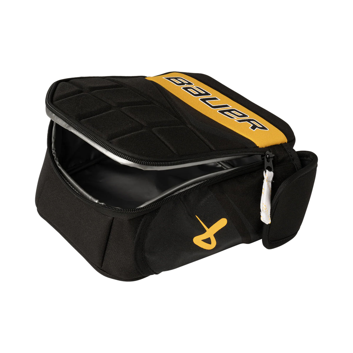 A photo of the Bauer Youth Glove Lunchbox in colour black and yellow.