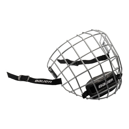 A photo of the BAUER Contour 1 Facemask in colour chrome.
