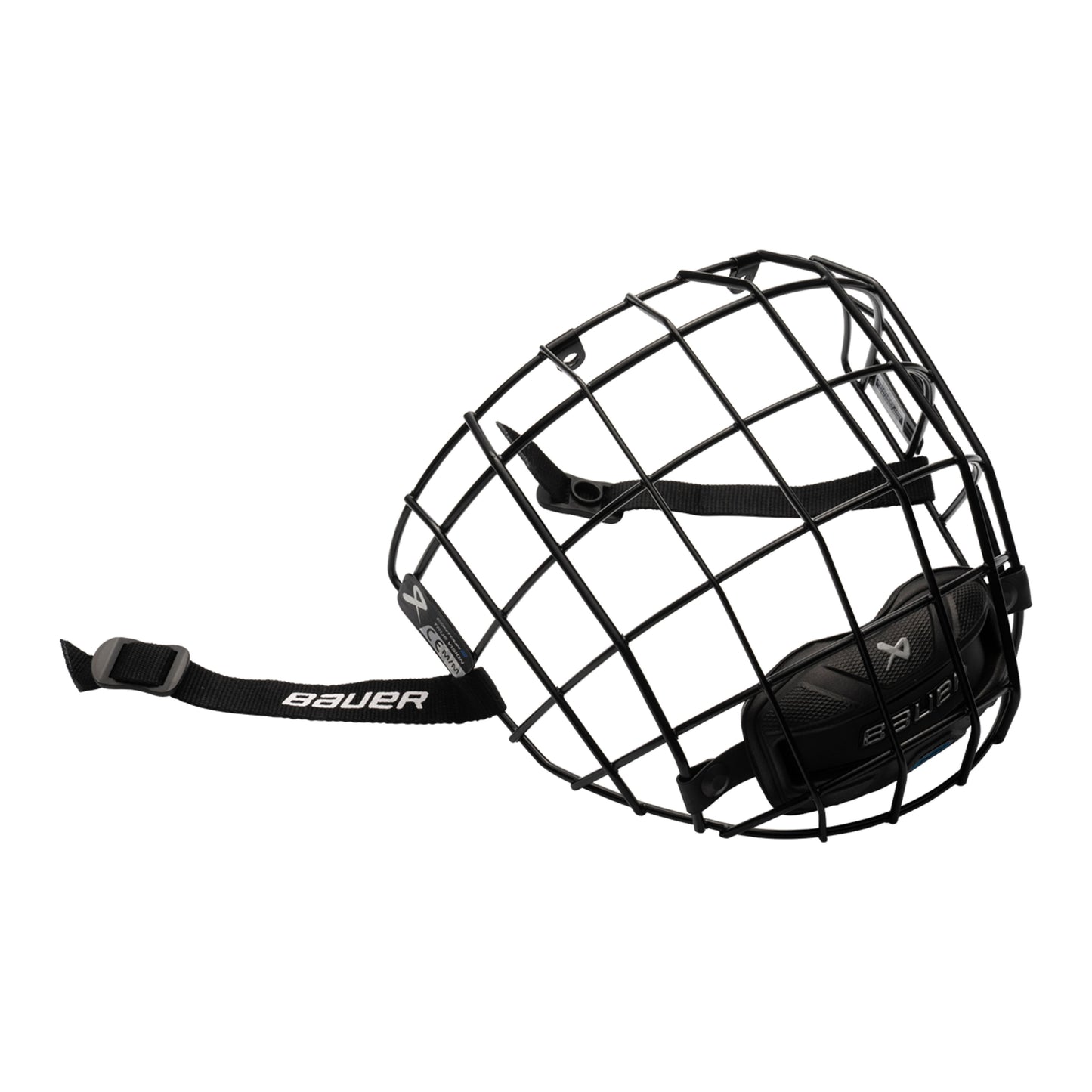 A photo of the BAUER Contour 2 Facemask in colour black.