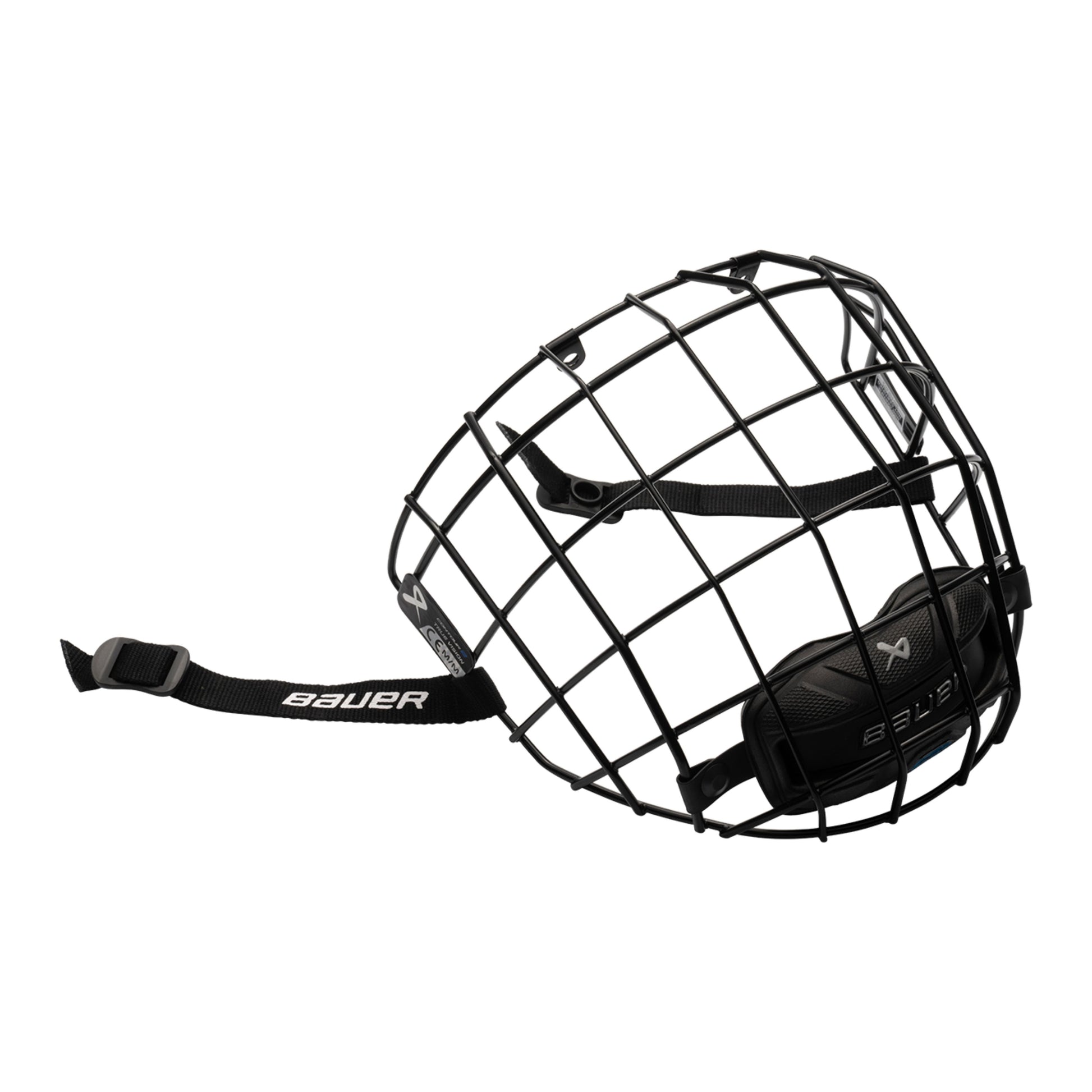 A photo of the BAUER Contour 2 Facemask in colour black.