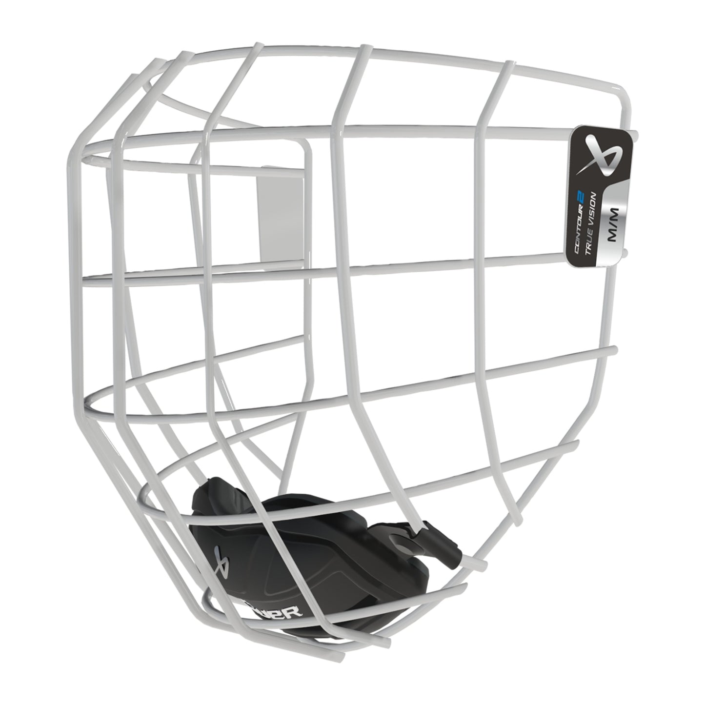A photo of the BAUER Contour 2 Facemask in colour white.