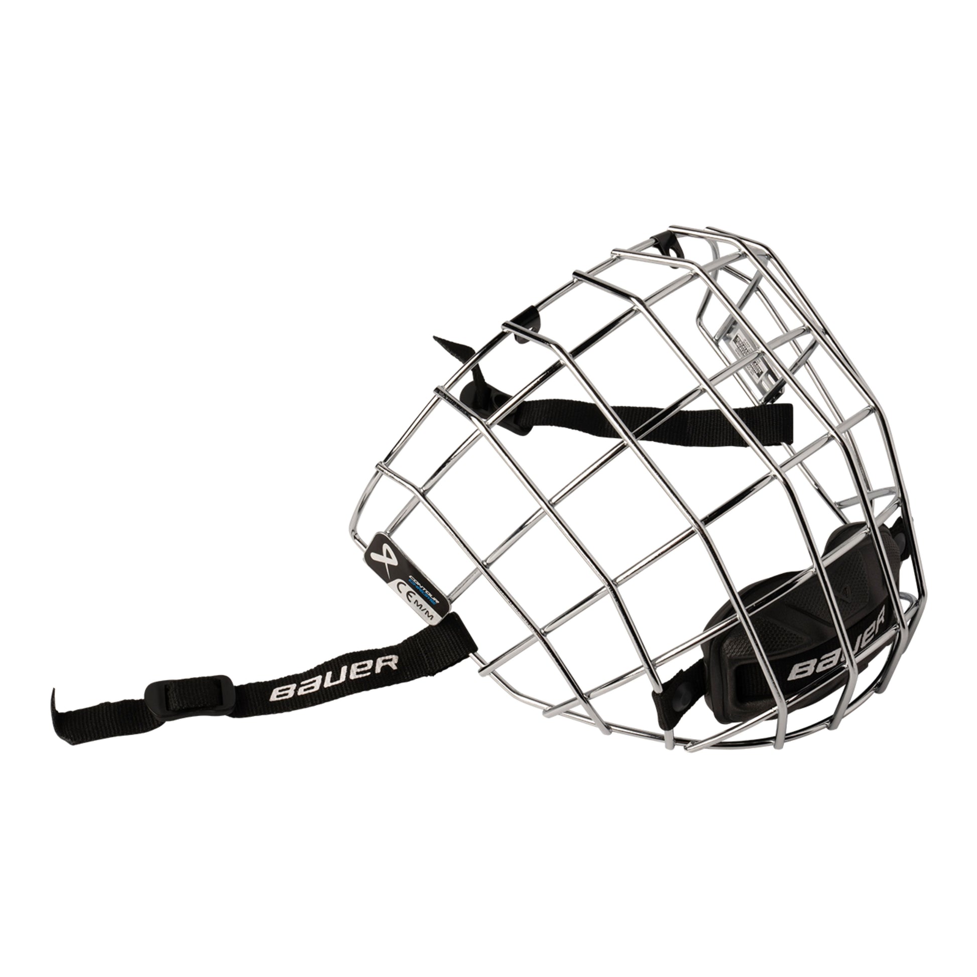 A photo of the BAUER Contour Chrome Facemask in colour chrome.
